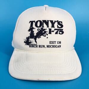 90s Tony’s I75 Birch Run Michigan trucker hat 1990s vintage